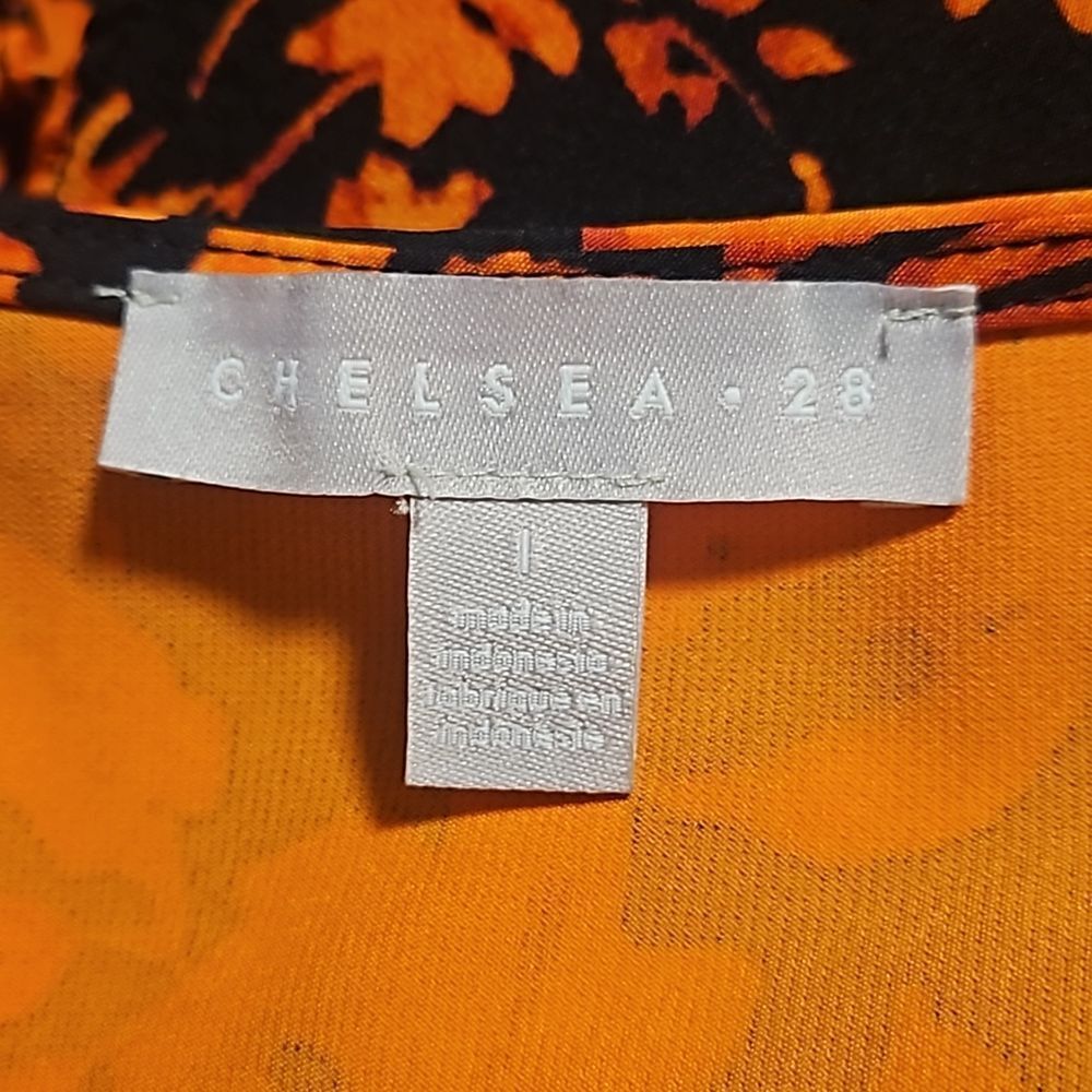 Chelsea 28 Women's Ruffle Floral One Shoulder Dress Size:Large NWOT - Picture 8 of 9